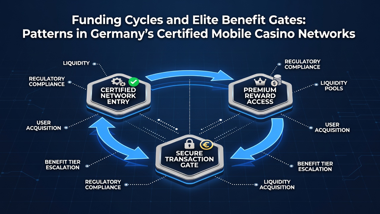 Darstellung von Transaktionspfaden und Elite-Benefit-Gates in zertifizierten mobilen Casinos