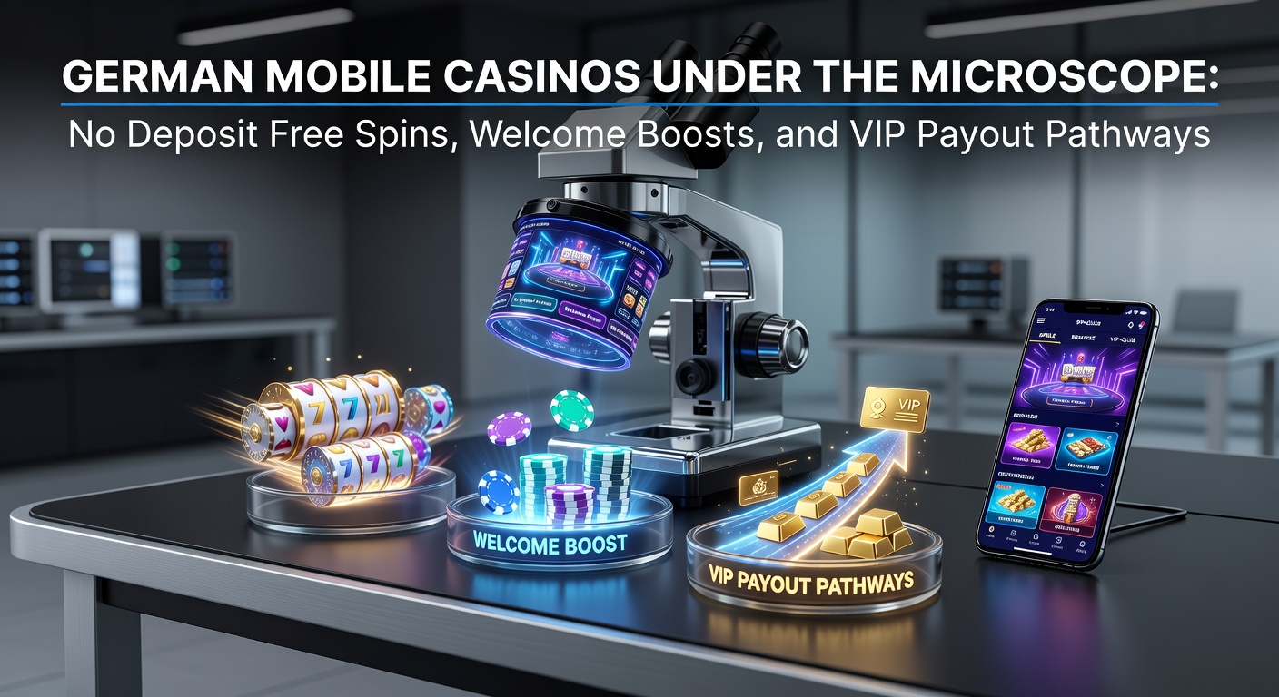 Smartphone mit farbenfrohem Slotspiel auf einem deutschen Mobile Casino, das No-Deposit-Free-Spins anzeigt