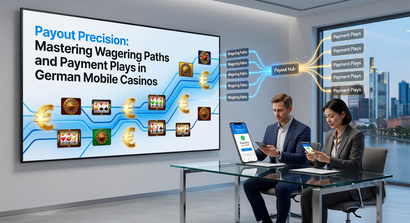 Grafik mit Pfeilen, die Wettpfade und Zahlungsflüsse in einem Mobile Casino darstellen, inklusive Icons für E-Wallets und Banken